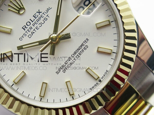 Datejust 31mm 278273 SS/YG BP Best Edition White Stick Markers Dial on SS/YG Oyster Bracelet - Image 5