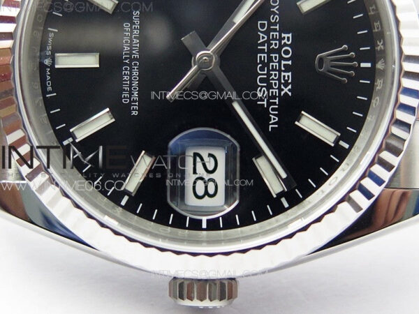 DateJust 36 SS 126234 VSF 1:1 Best Edition 904L Steel Black Dial on Jubilee Bracelet VS3235 - Image 5
