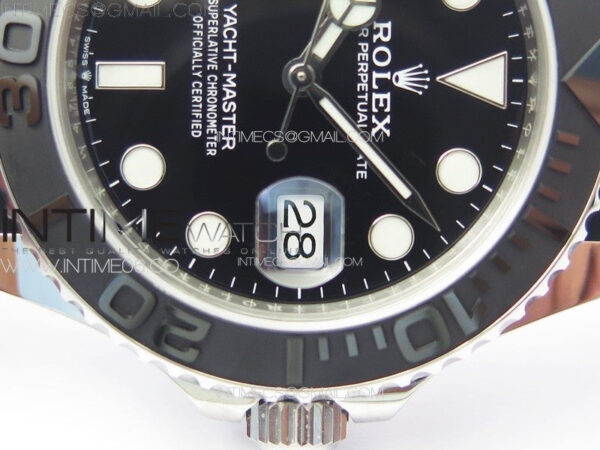 Yacht-Master 42mm 226659 Clean 1:1 Best Edition 3D Black Ceramic Bezel on Oysterflex Strap VR3235 - Image 5
