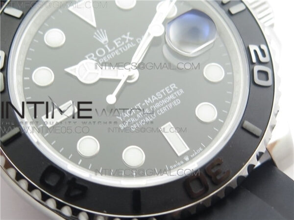 Yacht-Master 226659 42mm BP Maker Best Edition Black Ceramic Bezel on Oysterflex Rubber Strap A2824 - Image 5