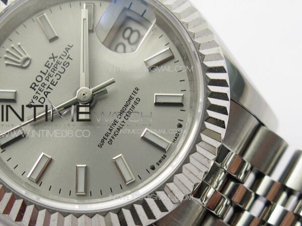 Datejust 28mm 279179 SS APSF Best Edition Silver Dial Sticks Markers on SS Jubilee Bracelet NH05 - Image 5