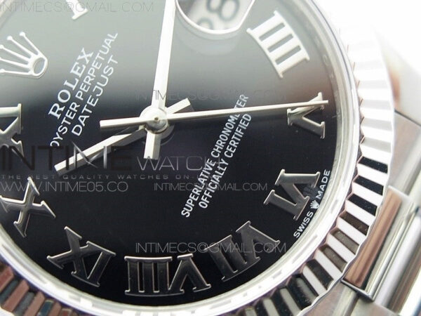 Datejust 31mm 278275 SS BP Best Edition Black Roman Markers Dial on SS President Bracelet - Image 5