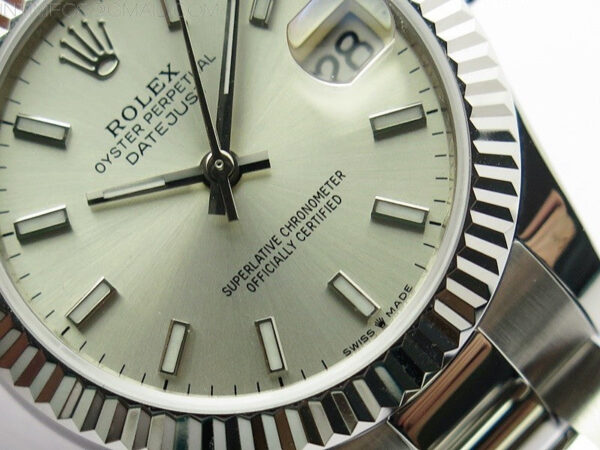 Datejust 31mm 278273 SS BP Best Edition Silver Stick Markers Dial on Oyster Bracelet - Image 6