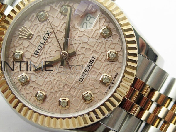 DateJust 31mm 178271 SS/RG APSF Best Edition RG Jubilee Dial Crystal Markers on Jubilee Bracelet A2824 - Image 6