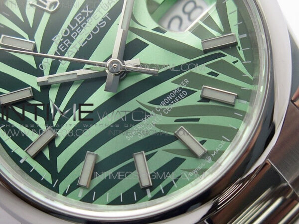 DateJust 36 SS 126200 BP 1:1 Best Edition New Green Dial on Oyster Bracelet - Image 5