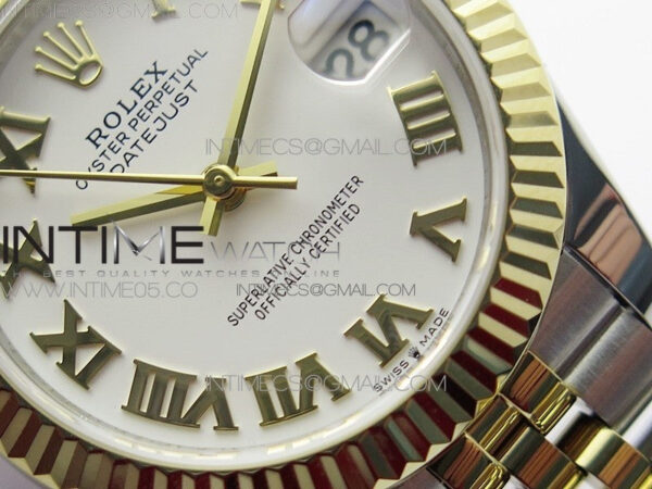 Datejust 31mm 278273 SS/YG BP Best Edition White Roman Markers Dial on SS/YG Jubilee Bracelet - Image 5