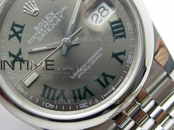 DateJust 36 SS 126200 BP 1:1 Best Edition Gray Dial on Jubilee Bracelet - Image 5