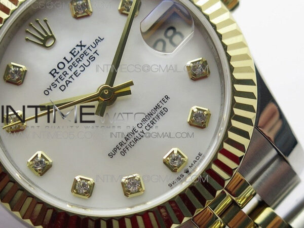 Datejust 31mm 278273 SS/YG BP Best Edition White MOP Diamond Markers Dial on SS/YG Jubilee Bracelet - Image 5