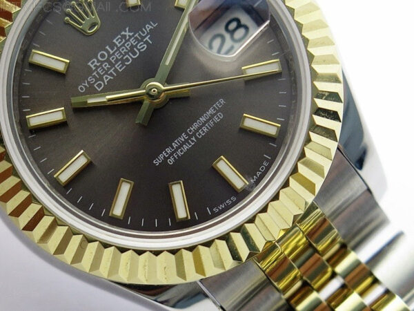 Datejust 28mm 279173 SS/YG BP Best Edition Green Sticks Markers Dial on SS/YG Jubilee Bracelet ETA2671 - Image 4