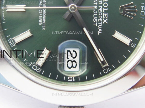 DateJust 41 126300 904L SS VSF 1:1 Best Edition Green Dial on Jubilee Bracelet VS3235 - Image 5