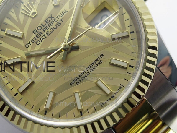DateJust 36 SS/YG 126233 JDF 1:1 Best Edition New YG Dial on Oyster Bracelet - Image 5