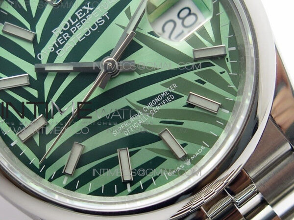 DateJust 36 SS 126200 BP 1:1 Best Edition New Green Dial on Jubilee Bracelet - Image 6