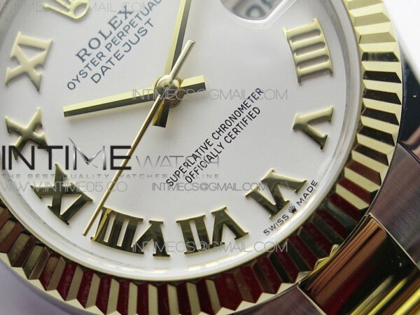 Datejust 31mm 278273 SS/YG BP Best Edition White Roman Markers Dial on SS/YG Oyster Bracelet - Image 4