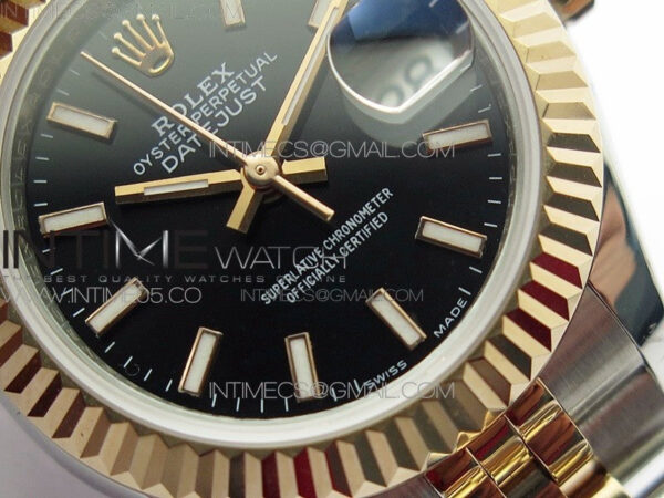 Datejust 28mm 279173 SS/RG BP Best Edition Black Stick Markers Dial on SS/RG Jubilee Bracelet ETA2671 - Image 5