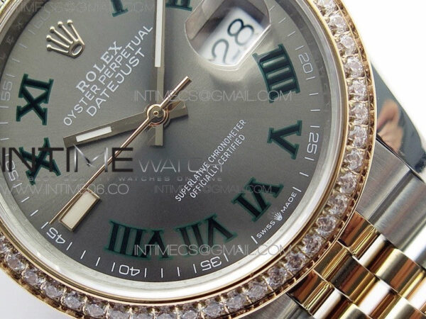 DateJust 36 SS/RG 126281 BP 1:1 Best Edition Gray Dial on Jubilee Bracelet - Image 5