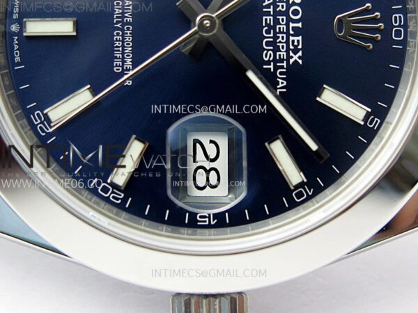 DateJust 41 126300 904L SS VSF 1:1 Best Edition Blue Dial on Jubilee Bracelet VS3235 - Image 5