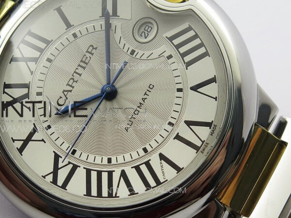 Ballon Bleu 42mm SS/YG K3F 1:1 Best Edition White Texture Dial on SS Bracelet A2824 - Image 5