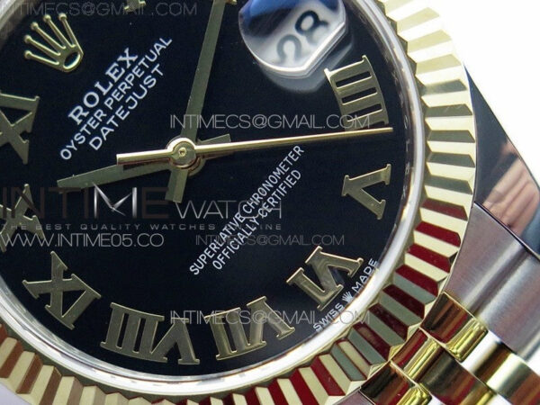 Datejust 31mm 278273 SS/YG BP Best Edition Black Roman Markers Dial on SS/YG Jubilee Bracelet - Image 5