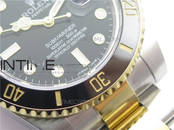 Yacht-Master 42mm 226659 316L BP 1:1 Best Edition 3D Black Ceramic Bezel on Black Rubber Strap SA3235 - Image 5
