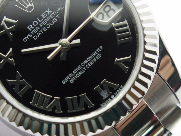 Datejust 31mm 278273 SS BP Best Edition Black Roman Markers Dial on Oyster Bracelet - Image 5