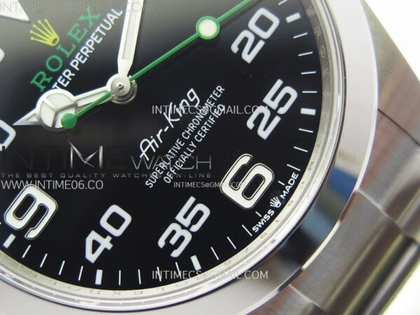 Air-King 126900 40mm 904L SS GMF 1:1 Best Edition Black Dial on 904L SS Bracelet - Image 5