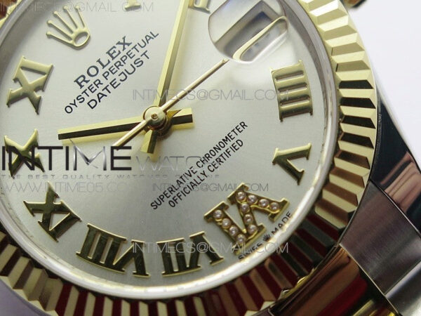 Datejust 31mm 278273 SS/YG BP Best Edition Silver Roman Markers Dial on SS/YG Oyster Bracelet - Image 6
