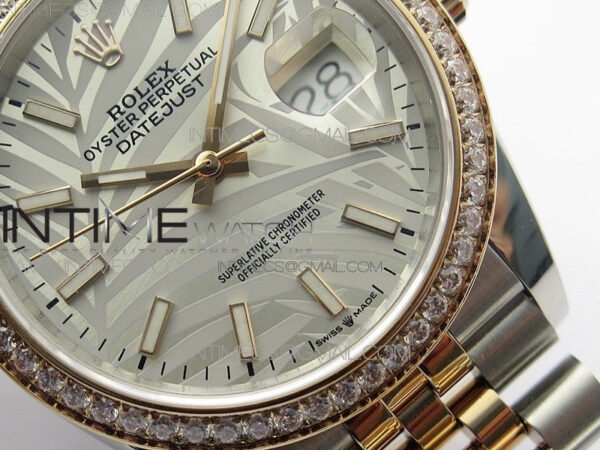 DateJust 36 SS/RG 126281 BP 1:1 Best Edition Silver/Gray Dial on Jubilee Bracelet - Image 5