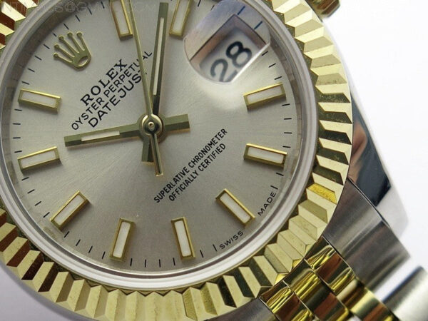 Datejust 28mm 279173 SS/YG BP Best Edition Silver Sticks Markers Dial on SS/YG Jubilee Bracelet ETA2671 - Image 6