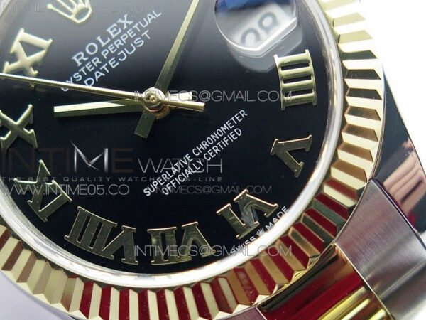 Datejust 31mm 278273 SS/YG BP Best Edition Black Roman Markers Dial on SS/YG Oyster Bracelet - Image 5