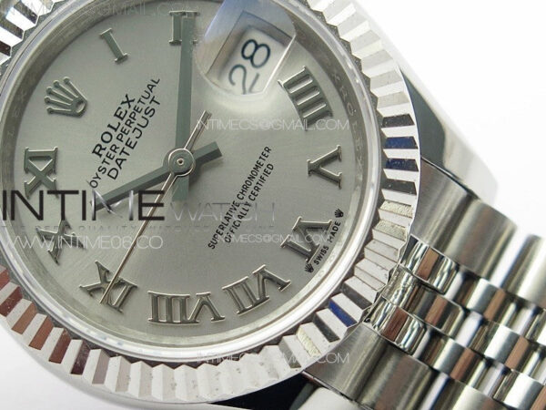 Datejust 28mm 279179 SS APSF Best Edition Silver Dial Roman Markers on SS Jubilee Bracelet NH05 - Image 4