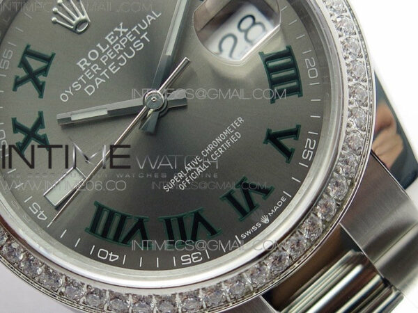 DateJust 36 SS 126234 BP 1:1 Best Edition Gray Dial on Oyster Bracelet - Image 5