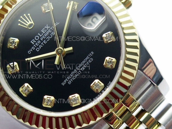 Datejust 31mm 278273 SS/YG BP Best Edition Black Diamond Markers Dial on SS/YG Jubilee Bracelet - Image 5