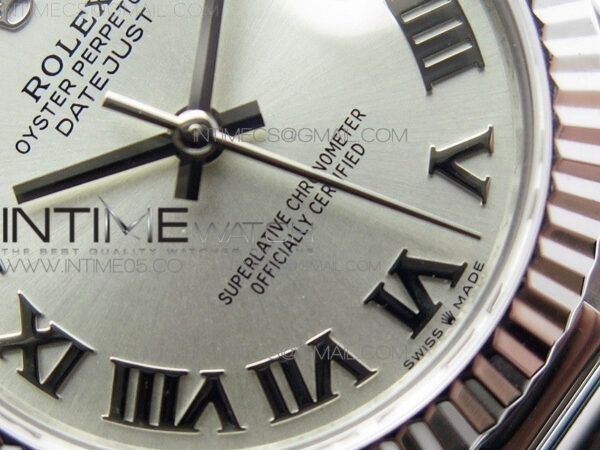 Datejust 31mm 278275 SS BP Best Edition Silver Roman Markers Dial on SS President Bracelet - Image 5