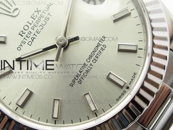 Datejust 31mm 278275 SS BP Best Edition Silver Stick Markers Dial on SS President Bracelet - Image 5
