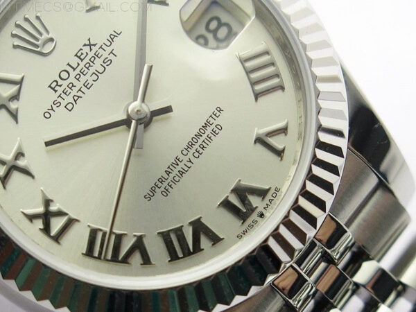 Datejust 31mm 278271 SS BP Best Edition Silver Roman Markers Dial on Jubilee Bracelet - Image 4
