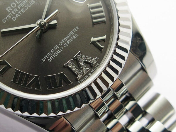 Datejust 31mm 278271 SS BP Best Edition Gray Roman Markers Dial on Jubilee Bracelet - Image 5