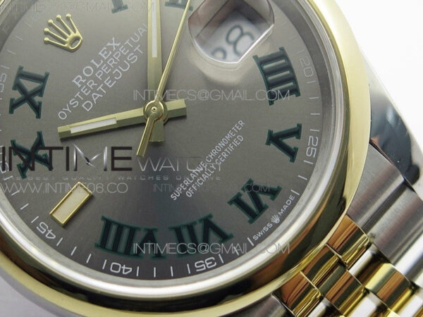 DateJust 36 SS/YG 126203 JDF 1:1 Best Edition Gray Dial on Jubilee Bracelet - Image 5