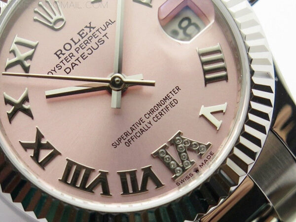 Datejust 31mm 278273 SS BP Best Edition Pink Roman Markers Dial on Oyster Bracelet - Image 4