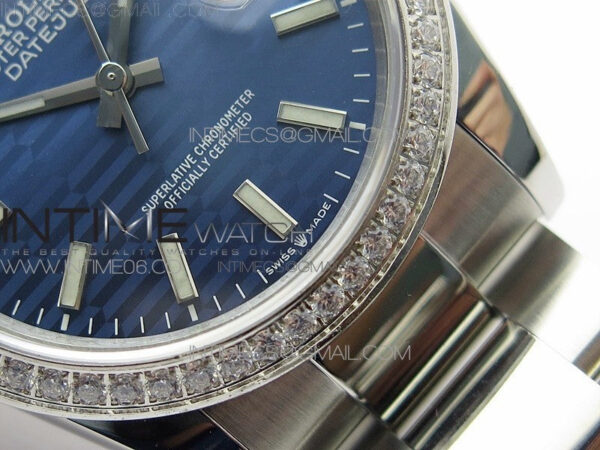 DateJust 36 SS 126234 BP 1:1 Best Edition New Blue Dial on Oyster Bracelet - Image 5