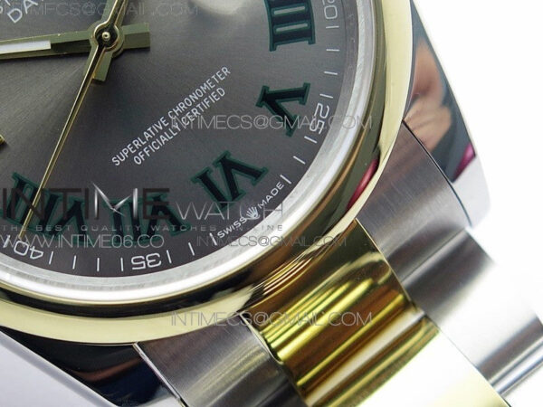 DateJust 36 SS/YG 126203 JDF 1:1 Best Edition Gray Dial on Oyster Bracelet - Image 5