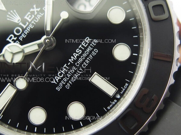 Yacht-Master 42mm 226659 Clean 1:1 Best Edition 3D Black Ceramic Bezel on Oysterflex Strap VR3235 - Image 6