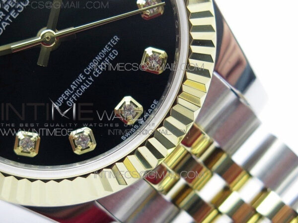 Datejust 31mm 278273 SS/YG BP Best Edition Black Diamond Markers Dial on SS/YG Jubilee Bracelet - Image 7