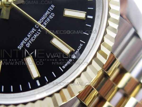 DateJust 36mm 126234 BP 1:1 Best Edition 904L Steel/YG New Version Black Dial on Jubilee Bracelet - Image 5