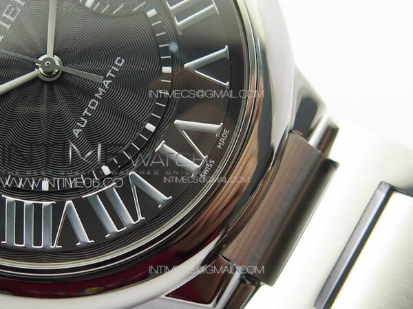 Ballon Bleu 42mm SS K3F 1:1 Best Edition Black Texture Dial on SS Bracelet A2824 - Image 6