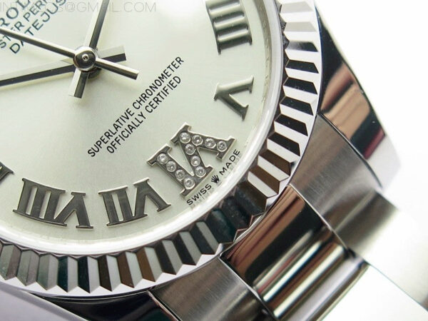 Datejust 31mm 278273 SS BP Best Edition Silver Roman Markers Dial on Oyster Bracelet - Image 6