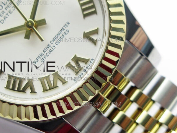 Datejust 31mm 278273 SS/YG BP Best Edition White Roman Markers Dial on SS/YG Jubilee Bracelet - Image 6