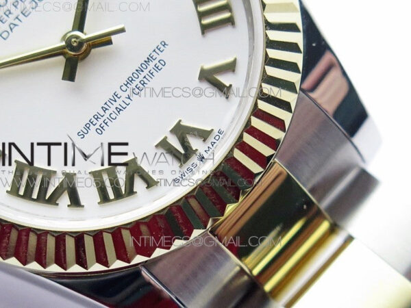 Datejust 31mm 278273 SS/YG BP Best Edition White Roman Markers Dial on SS/YG Oyster Bracelet - Image 6