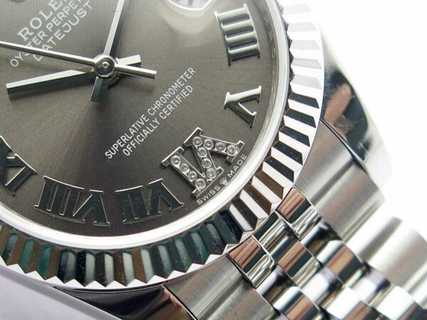 Datejust 31mm 278271 SS BP Best Edition Gray Roman Markers Dial on Jubilee Bracelet - Image 6