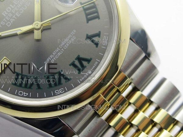 DateJust 36 SS/YG 126203 JDF 1:1 Best Edition Gray Dial on Jubilee Bracelet - Image 6