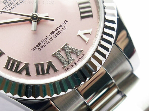 Datejust 31mm 278273 SS BP Best Edition Pink Roman Markers Dial on Oyster Bracelet - Image 6